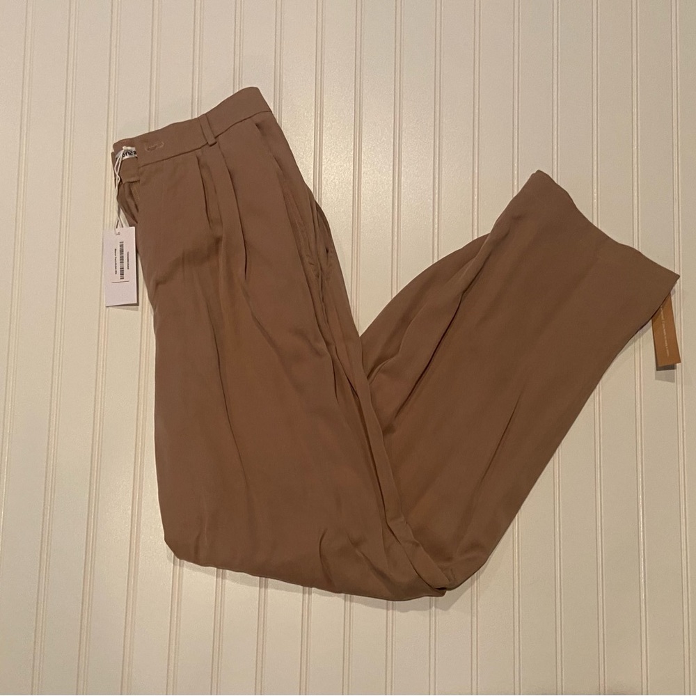 Reformation Khaki Mason Pants